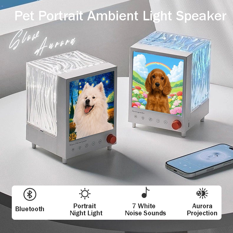 Custom lamp with Bluetooth for playing music and setting ambiance