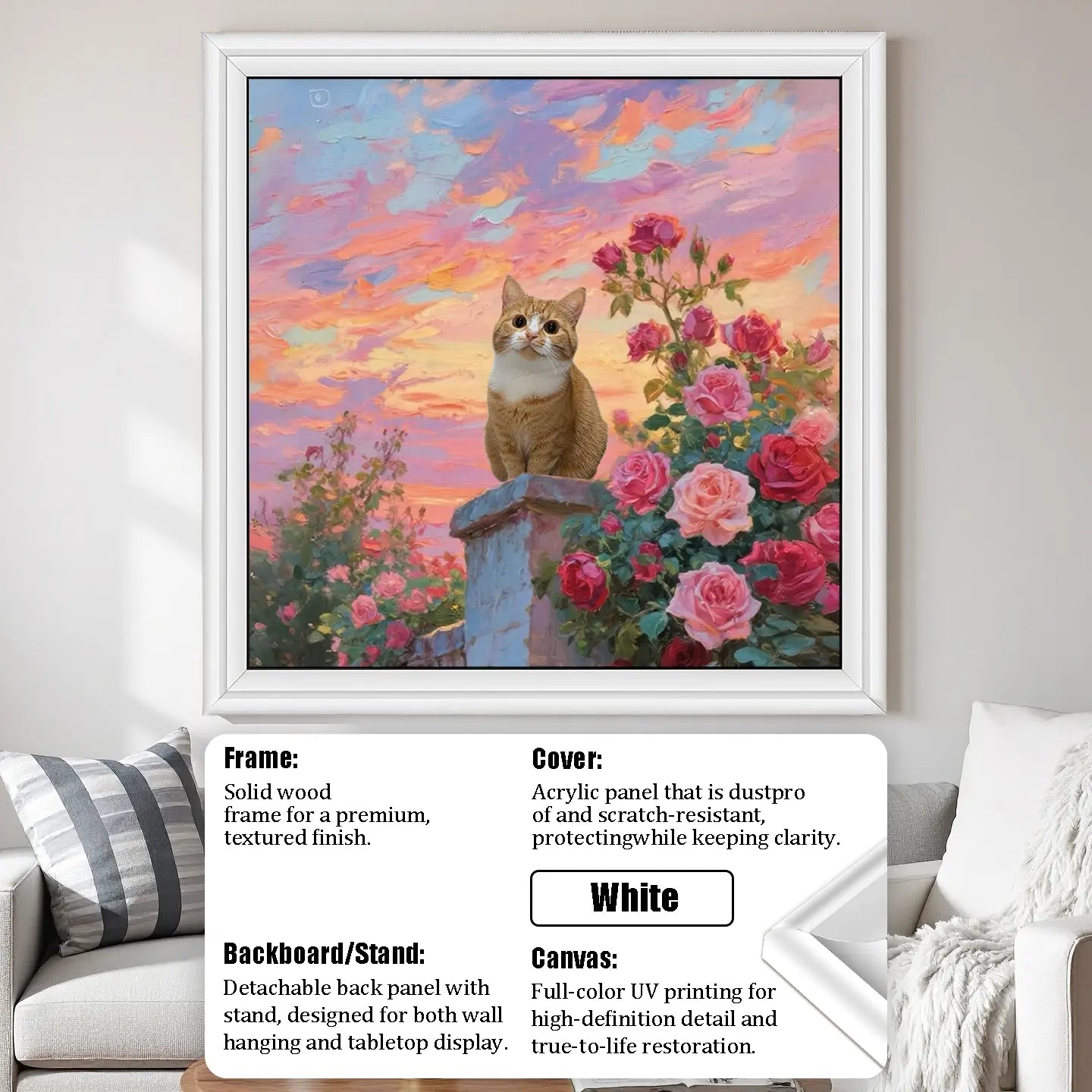 Rose Petal Dreams Pet Portrait